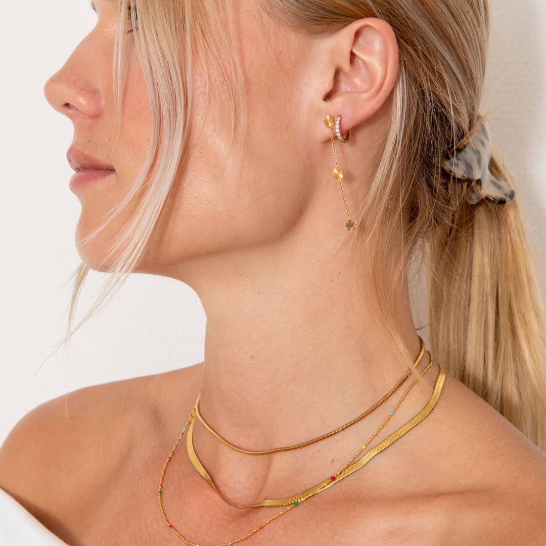 Bloom Drops 18K Guldbelagt - BY CARA