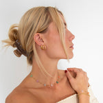 Bloom Multicolor Halskæde 18K Guldbelagt - BY CARA