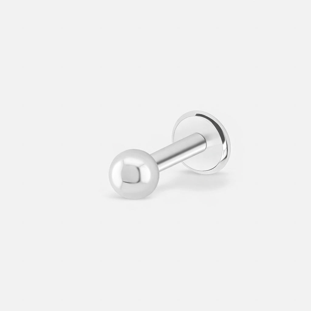 Classic Ball 3 mm Labret sølvfarvet