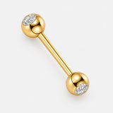 Celeste Duo Barbell stav guldfarvet 16 mm