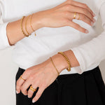 Candy Color Beads Armbånd 18K Guldbelagt - BY CARA