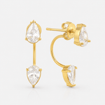 Celeste Crystal Ohrstecker 18K vergoldet