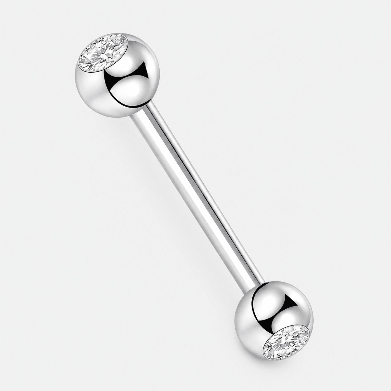 Celeste Duo Barbell stav sølvfarvet 16 mm - BY CARA