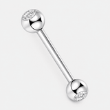 Celeste Duo Barbell stav sølvfarvet 16 mm