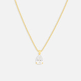 Céleste Teadrop halsband 18K guldplätering