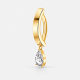 Celestial Drop Clicker Navel Piercing gold-coloured