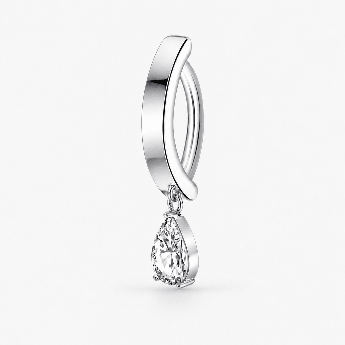 Celestial Drop Clicker Navel Piercing silver-coloured - BY CARA