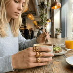 Celine Justerbar Ring 18K Guldbelagt - BY CARA
