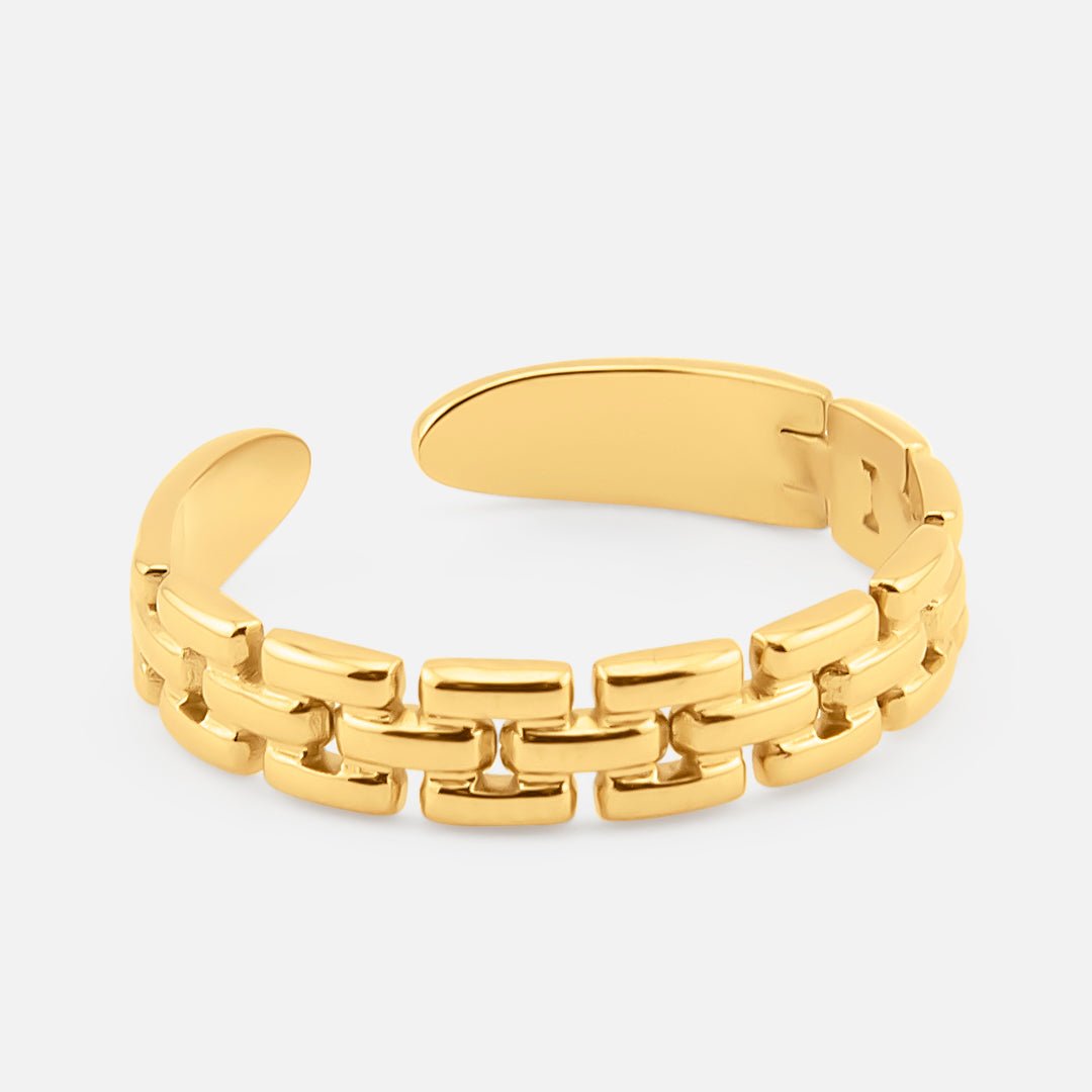 Celine Justerbar Ring 18K Guldbelagt - BY CARA