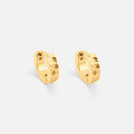 Chunky Sun Hoops 18K Guldbelagt 10 mm - BY CARA
