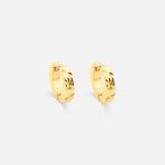 Chunky Sun Hoops 18K Guldbelagt 12 mm - BY CARA