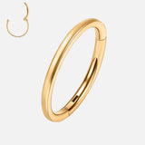 Classic Clicker Ring guldfarvet 12 mm