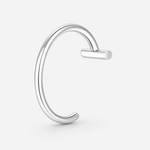 Classic Clip-on-Ring silberfarben