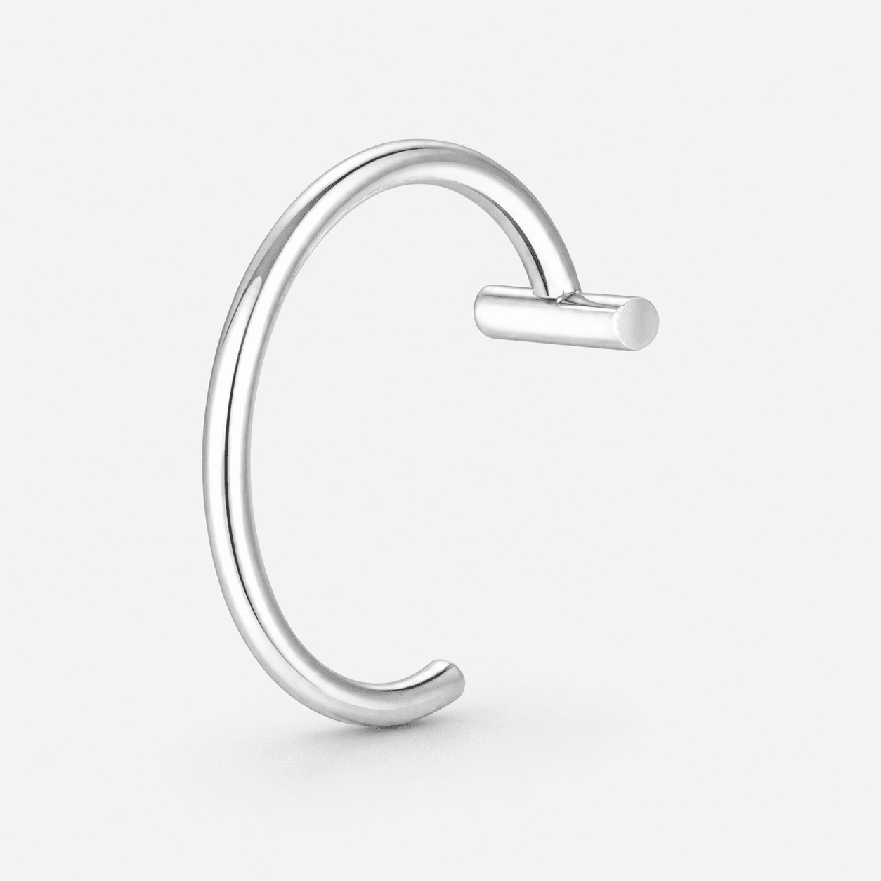 Classic Clip-on-Ring silberfarben