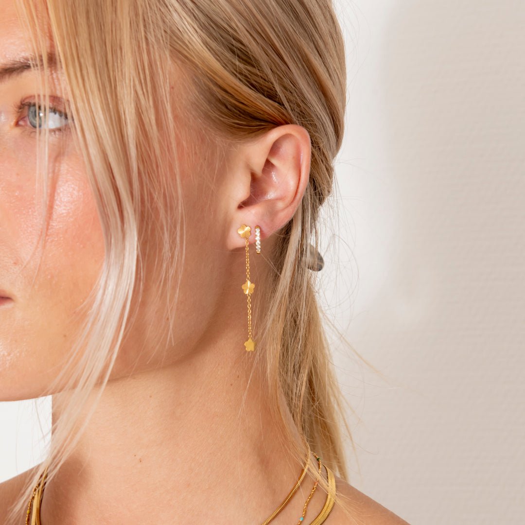 Classic Cubic Hoops 18K Guldbelagt 12 mm - BY CARA