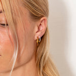 Classic Cubic Hoops 18K Guldbelagt 14 mm - BY CARA