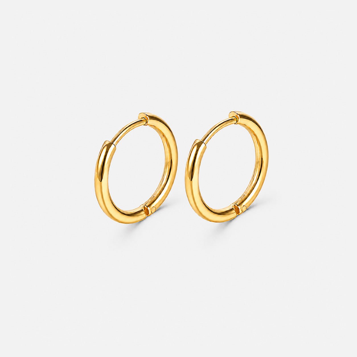 Classic Essential Hoops 18K Guldbelagt 10 mm - BY CARA
