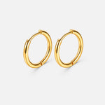 Classic Essential Creolen 18K vergoldet 14 mm