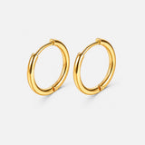 Classic Essential Creolen 18K vergoldet 16 mm