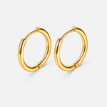 Classic Essential Creolen 18K vergoldet 18 mm