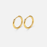 Classic Essential Hoops 18K gold-plated Helix 8 mm