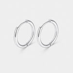 Classic Essential oorringen zilverkleurig 16 mm