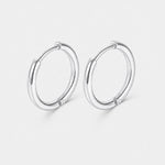 Classic Essential Creolen silberfarben 18 mm