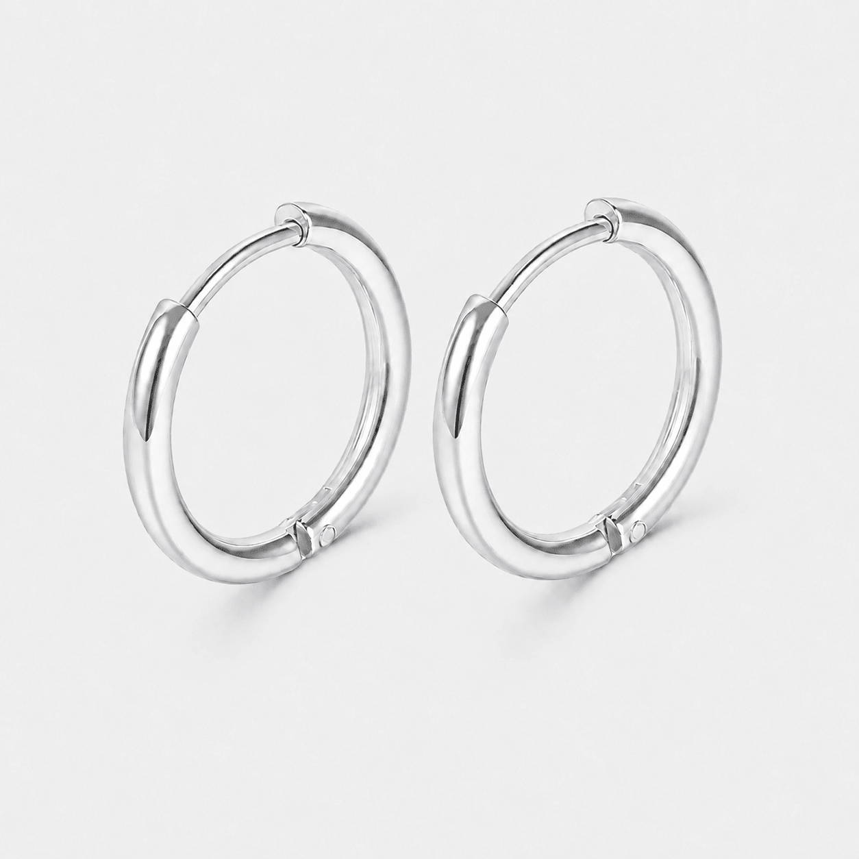 Classic Essential Hoops Sølvfarvet 20 mm - BY CARA
