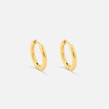 Classic Hoops 18K gold-plated 10 mm