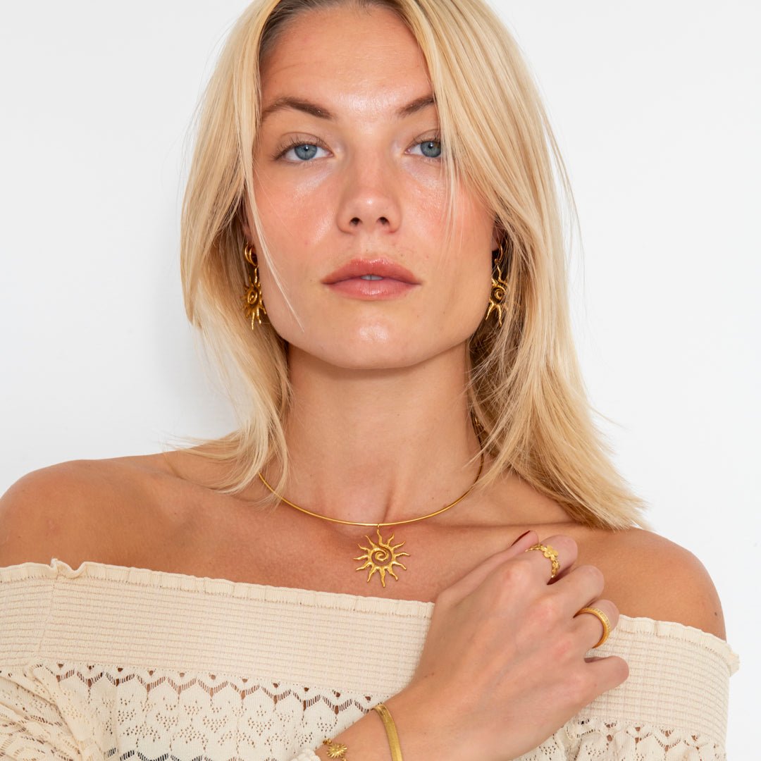 Classic Hoops 18K Guldbelagt 10 mm - BY CARA