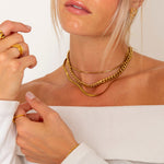 Classic Hoops 18K Guldbelagt 14 mm - BY CARA