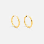 Classic Hoops 18K Guldbelagt 14 mm - BY CARA