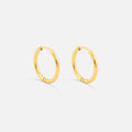 Classic Hoops 18K Guldbelagt 14 mm