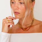 Classic Hoops 18K Guldbelagt 14 mm - BY CARA