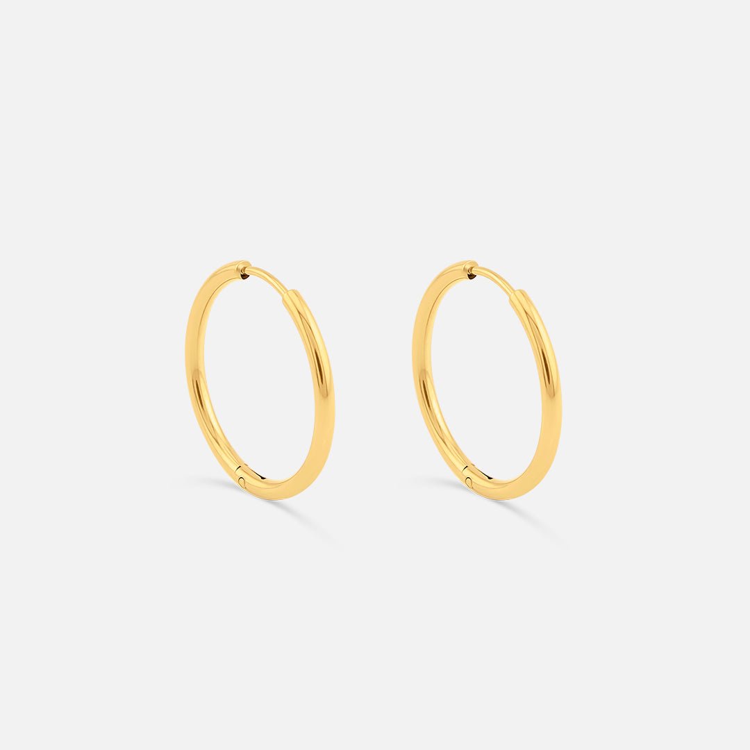 Classic Hoops 18K Guldbelagt 20 mm - BY CARA