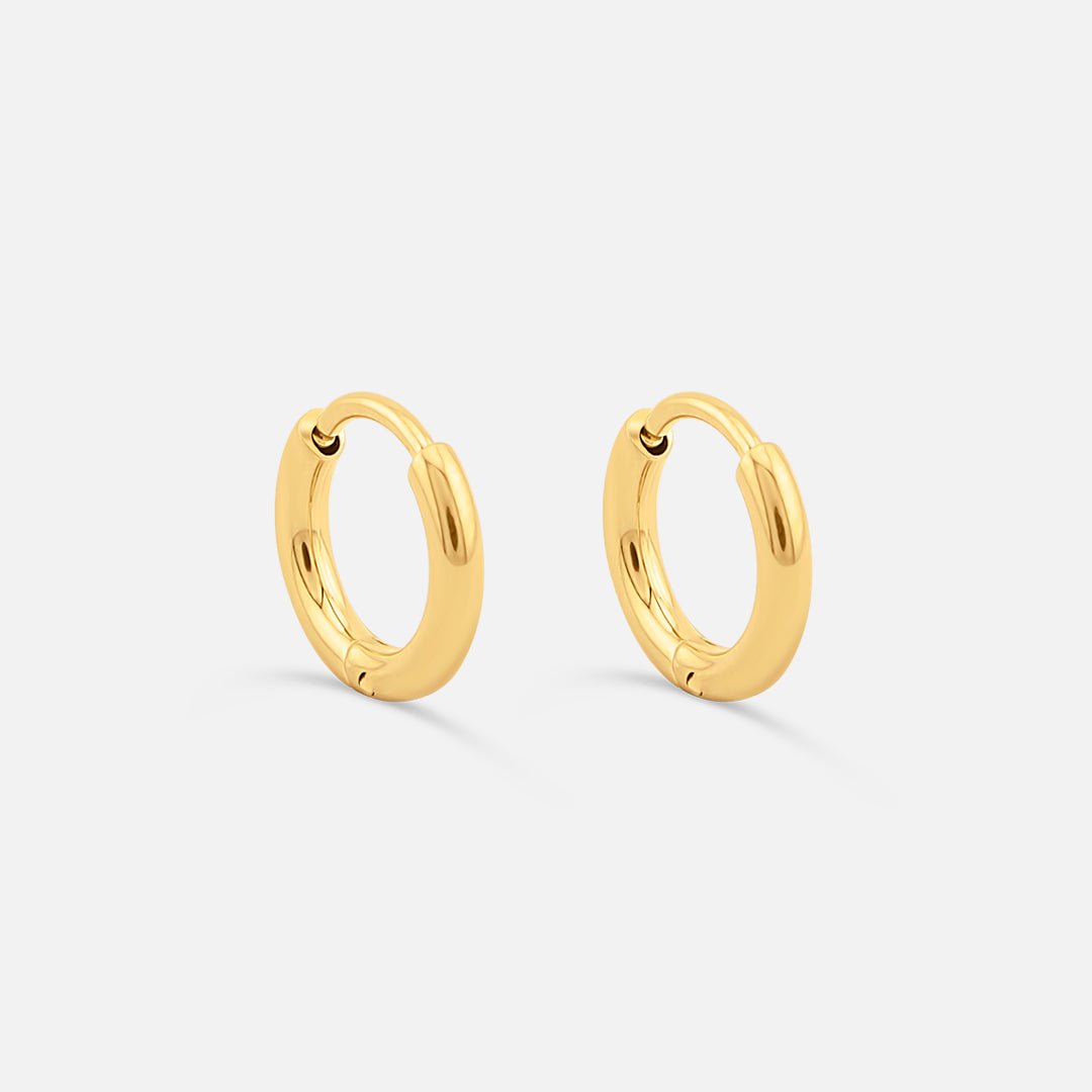 Classic Hoops 18K Guldbelagt Helix 8 mm - BY CARA