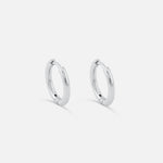 Classic Hoops Sølvfarvet 10 mm - BY CARA