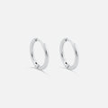Classic Hoops Sølvfarvet 12 mm