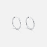 Classic Hoops Sølvfarvet 14 mm - BY CARA