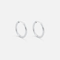 Classic Hoops Sølvfarvet 14 mm