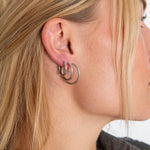 Classic Hoops Sølvfarvet 16 mm - BY CARA