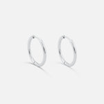 Classic Hoops Sølvfarvet 16 mm - BY CARA