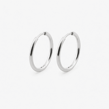Classic Hoops Sølvfarvet 22 mm