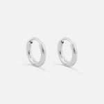 Classic Hoops Sølvfarvet Helix 8 mm - BY CARA