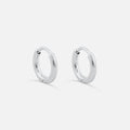 Classic Hoops Sølvfarvet Helix 8 mm