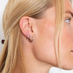 Classic Hoops Sølvfarvet Helix 8 mm - BY CARA
