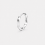 Classic Smooth Clicker-Ring silberfarben 8 mm