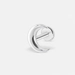 Crescent Moon Labret sølvfarvet - BY CARA