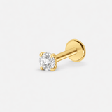 Crystal Classic Labret 2,5 mm guldfarvet