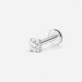 Crystal Classic Labret 2,5 mm sølvfarvet